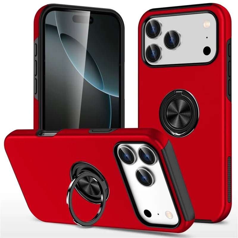 Hybrid Magnetic Invisible Ring Case for iPhone 17 Pro Hybrid Magnetic Invisible Ring Case for iPhone 17 Pro